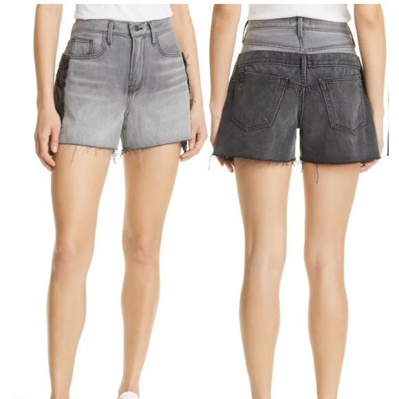 Frame Denim Pants - FRAME layered denim short